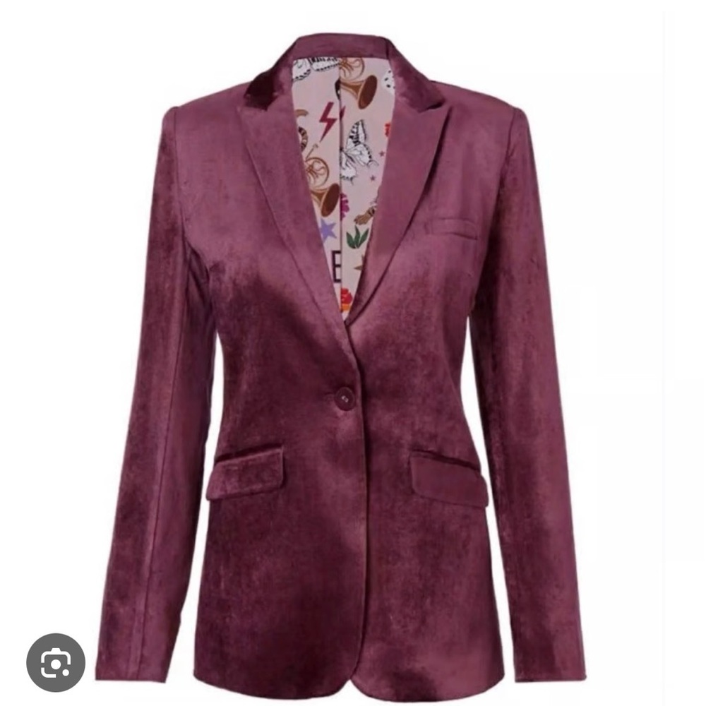 CAbi Vineyard Williams Velvet Jacket Style #4491